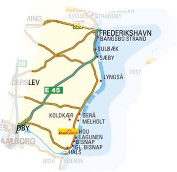 Feriehus Nordjylland, Nord�st-Jylland: Feriehusutleie i Danmark med DanCenter Nordjylland, Nord�st-Jylland