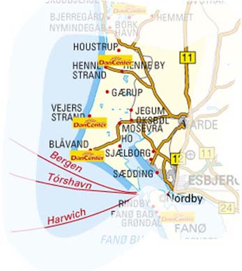 Ferienhaus S�dliche Nordsee, S�dliche Westk�ste: Ferienh�user in D�nemark mit DanCenter S�dliche Nordsee, S�dliche Westk�ste