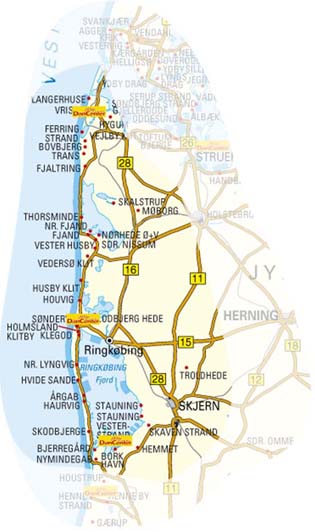 Ferienhaus Mittlere Nordsee, Holmsland Klit: Ferienh�user in D�nemark mit DanCenter Mittlere Nordsee, Holmsland Klit