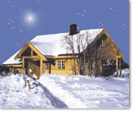 Christmas holiday in a holiday home